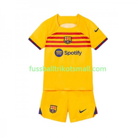 Fußballtrikots FC Barcelona Kinder 2022-2023 Kurzarm Fourth trikot kaufen